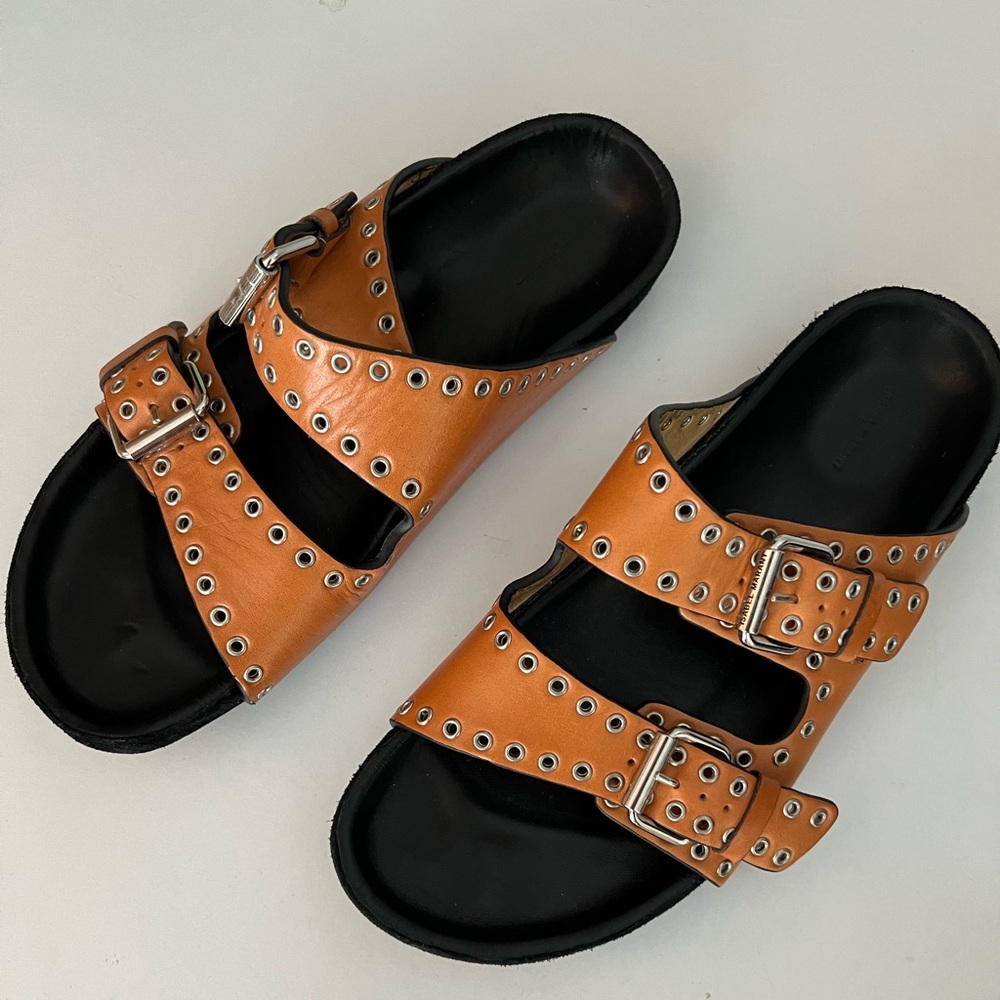Isabel Marant Lennyo Leather Sandal